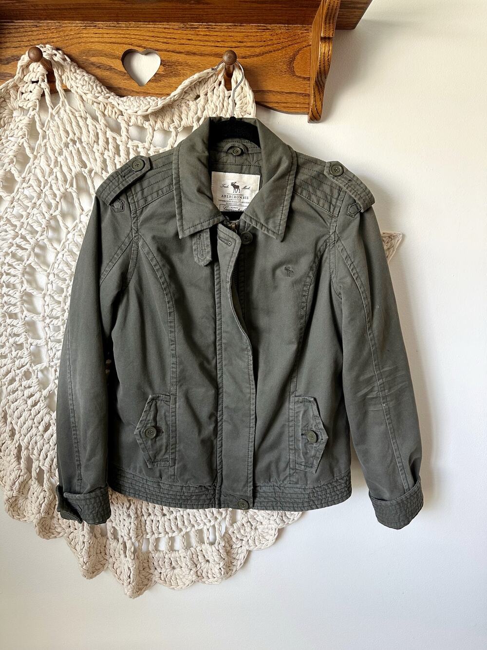 Abercrombie & Fitch Vintage Y2K Green Thinsulate Jacket Size Large